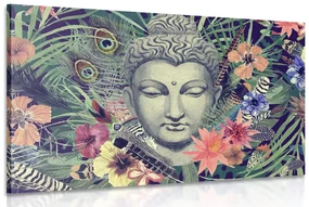 Tablou Budha pe un fundal exotic