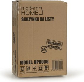 Cutie poștală din oțel galvanizat antracit