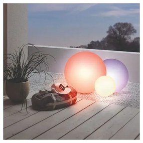 Corp de iluminat LED RGBW de exterior Eglo 55784 MONTEROLO-C 1xE27/9W/230V IP65 d. 39 cm + telecomandă