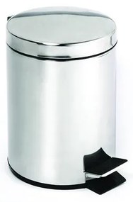 Coș de gunoi din inox 30 x 45 cm, argintiu