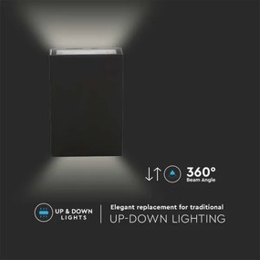 Aplică LED de exterior LED/4W/230V 3000K IP65 neagră