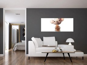 Tablou - Animăluț în acuarelă N⁰2 (120x50 cm)