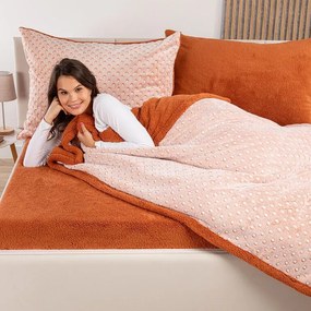 decoDoma Set cu blăniţă POLKA caramel 3 buc