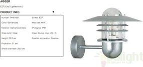 Aplica de perete exterior IP54, Agger 74481031NL
