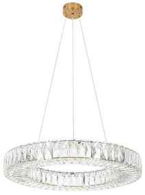 Lustra suspendata LED Florens 80 auriu