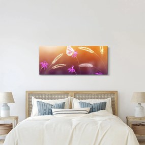 Tablou - Fluture roz (120x50 cm)
