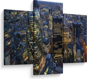 Tablou - Panorama de seară a Londrei (90x60 cm)