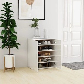 vidaXL Pantofar, alb extralucios, 60x35x70 cm, PAL