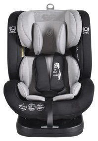 Scaun Auto cu Isofix NOVOKIDS™ Serengenti Deluxe, Rotire 360°, 0-36 kg, Tetiera reglabila pe inaltime, Omologare R-129 i-Size, Centura 5 puncte,