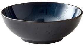 Bol negru/albastru din gresie ø 30 cm Gastro Dark Blue/Black – Bitz