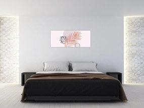 Tablou - Minimalism violet N⁰3 (120x50 cm)