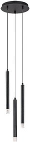 Lustra suspendata stil minimalist Ramira 3L negru