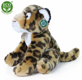 Leopard din pluș, 30 cm, ECO-FRIENDLY