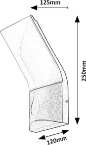 Aplica de perete exterior, Protectie IP54 Tolna