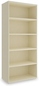 Dulap înalt SimpleOffice 80 x 40 x 180 cm, mesteacăn