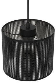 Lustră pe cablu LOFT SHADE 3xE27/60W/230V neagră