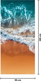 Fototapet pentru ușă - Plaja maritimă (95x205cm)