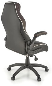 Scaun de birou Hamlet negru/gri H124 cm
