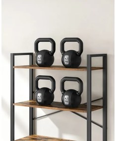 Bibliotecă NAVARO maro/negru