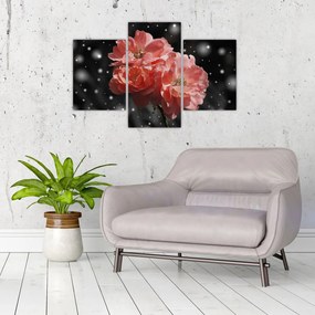 Tabloucu floare roz (90x60 cm)