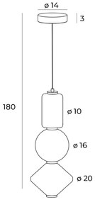 Lustra LED moderna design deosebit AKIKO