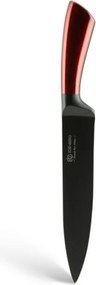 Set de cutite Edenberg EB-936, 5 piese, Otel carbon, Suport, Rosu