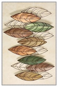 Covor Living / Dormitor EEXFAB822, 100x200 cm, Poliester, Multicolor