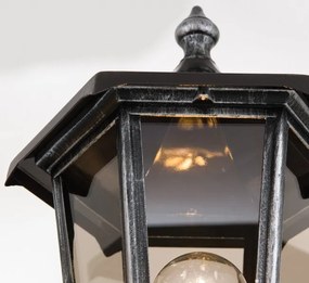 Stalp iluminat exterior stil clasic IP43 H255 Hermine AL 11K/82549/A schwarz-silber OR