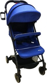 Carucior nou nascuti 2 in 1 BABY CARE™ PRO A8, Transformabil in troller, Spatar reglabil in 3 trepte, Roti cu rulment, Frana picior,Pliabil ,Albastru