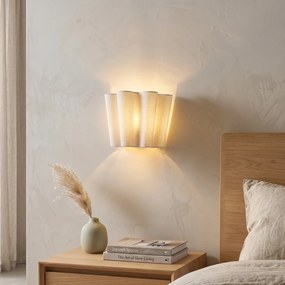 Lampă de perete Japandi Bej cu in 20 cm - Oyster