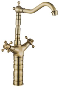 Baterie pentru baie / de bucătărie Rea Rustico antique gold