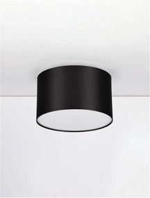 Spot aplicat, Plafoniera LED Luldo negru, 11cm