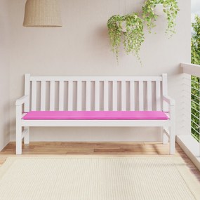 vidaXL Perna pentru bănci de grădină Roz 180 x 50 x 4 cm Tafeta Oxford