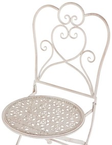 Set 2 buc. scaune de grădină TRAVISO (metal) (bej). 1019170