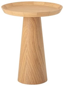 Măsuță auxiliară rotundă cu aspect de lemn de stejar ø 44 cm Luana – Bloomingville