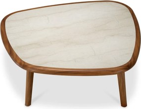 Masuta de cafea LUX, Marmura, Lemn, Wilma