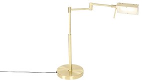 Lampă de masă de design aurie cu LED și dimmer tactil - Notia