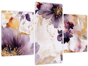 Tablou - Acuarelă flori (90x60 cm)