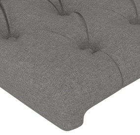 Tablie pentru pat boxspring 90 cm gri inchis
