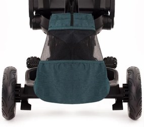 Tricicletă pentru copii 5v1 EASYTWIST verde/neagră KINDERKRAFT