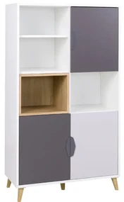 Raft Juna 6 (alb + grafit + gri + stejar lefkas). 1087402