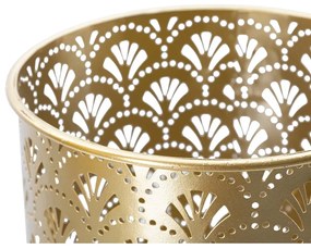 Set 2 suporturi pentru ghivece Mauro Ferretti Golvy, înălțime 52 cm, auriu