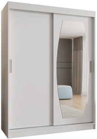 Dulap de haine 150 cm Rosaria (alb). 1126297