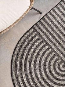 Covor pentru exterior și interior negru/crem 160x230 cm Haringey Woodfield – Ted Baker