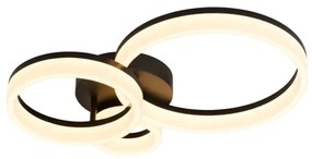 Searchlight 62793BK - Plafonieră LED dimabilă TRIPLE LED/25W/230V