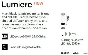 Veioza/Lampa de masa LED design modern Lumiere tl