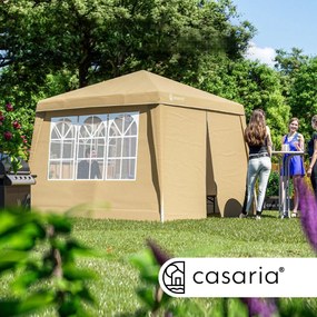 Deuba Pavilion de grădină Capri 3x3 m - 4 pereți laterali - bej