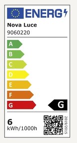 Pendul LED design minimalist DRO negru
