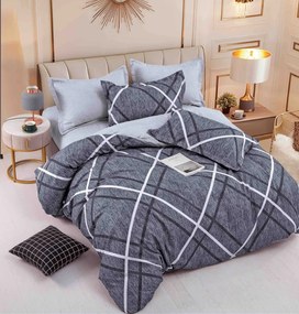 Lenjerie pat dublu, 6 Piese, Finet Premium