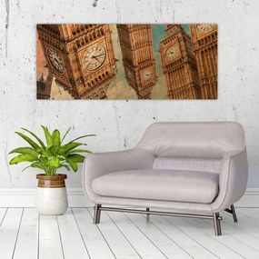 Tablou - Big Ben, Londra (120x50 cm)